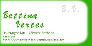 bettina vertes business card